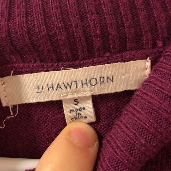41 Hawthorn color block sweater with button back - Picture 3 of 3